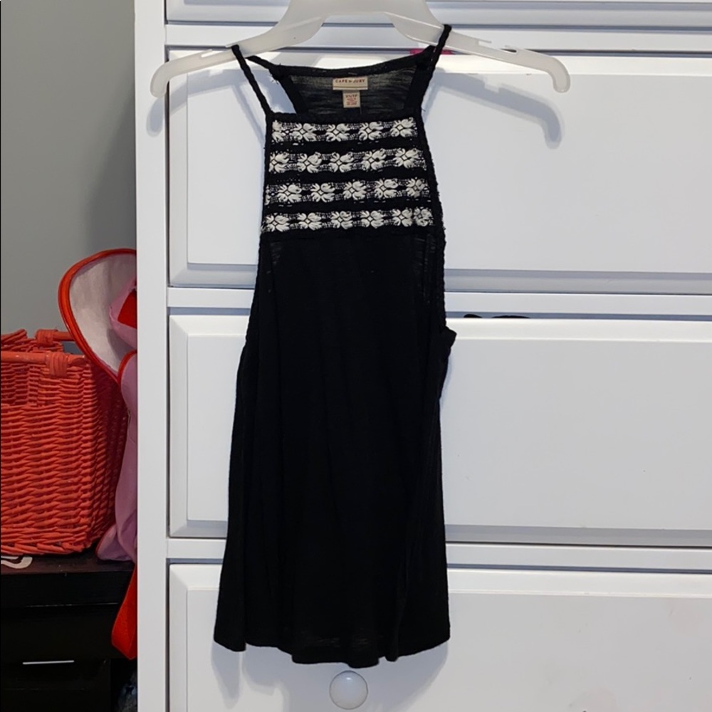 Black Halter Tank Top